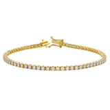 LMJ LoveGrown 10K Yellow Gold Lab Grown Diamond Tennis Bracelets - 3.09 Cts