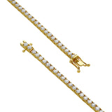 LMJ LoveGrown 10K Yellow Gold Lab Grown Diamond Tennis Bracelets - 3.54 Cts