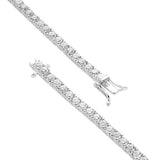 LMJ LoveGrown 10K White Gold Lab Grown Diamond Tennis Bracelets - 4.51 Cts
