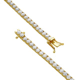 LMJ LoveGrown 10K Yellow Gold Lab Grown Diamond Tennis Bracelets - 3.99 Cts