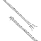 LMJ LoveGrown 10K White Gold Lab Grown Diamond Tennis Bracelets - 5.82 Cts