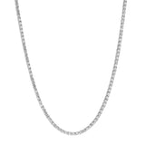 Clio 10K White Gold Lab Grown Diamond Tennis Chain - 2.3mm