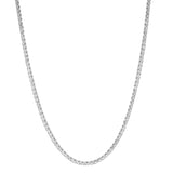 Zeno 10K White Gold Lab Grown Diamond Tennis Chain - 2.6mm
