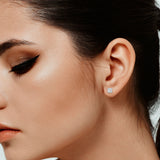 Drip Buckle Diamond 1.00 ct. tw. 14K White Gold Earrings