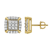 Cuffs Diamond 0.96 ct. tw. 14K Yellow Gold Earrings