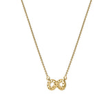 Aeries Infinity Diamond Necklace in 14K Yellow Gold