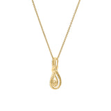 Aveline 14K Yellow Gold Diamond Pendant – 0.13 CTW