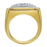 Hip Hop Headlight Diamond 3.24 (ct. wt.) 14K Yellow Gold Ring