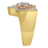 SuperStar Diamond 1 (ct. wt.) 14K Two-Tone Rose & Yellow Gold Ring