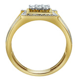 Iced Hammer Diamond 1.55 (ct. wt.) 14K Yellow Gold Ring