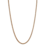 LMJ 14K Rose Gold Diamond Tennis Chain - 4.62 Carats