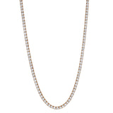LMJ 10K Rose Gold Diamond Tennis Chain - 18.85 Carats