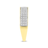 Trium Unisex Diamond Band Ring in 10K Gold