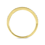 Trium Unisex Diamond Band Ring in 10K Gold