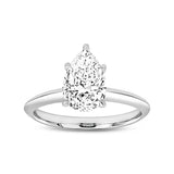 Ava 14K White Gold Pear Lab Grown Diamond Solitaire Ring - 1.5 Ct