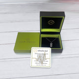 Pro Rider Black Rhodium Plated Sterling Silver Tire Tread Black Diamond Tag