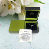 Starlight Diamond Drop Necklace in 14K White Gold