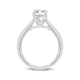 Baroness 14K White Gold Emerald Cut Lab Grown Diamond Engagement Ring - 1.52 ctw