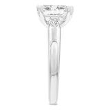 Antoaneta 14K White Gold Princess Cut Lab Grown Diamond Engagement Ring - 3 Ct