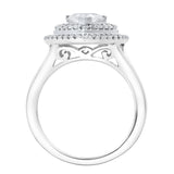 Anisa 14K White Gold Pear Lab Grown Diamond Halo Engagement Ring - 2.5 Ct