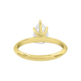 Ava 14K Yellow Gold Pear Lab Grown Diamond Solitaire Ring - 1.5 Ct