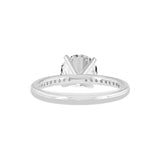 Samara 14K White Gold Round Lab Grown Diamond Classic Engagement Ring - 2.2 ctw