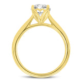 Nyra 14K Yellow Gold Round Lab Grown Diamond Classic Solitaire Engagement Ring - 1.5 ctw