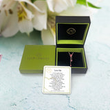 Luv Me Thulite Adjustable Heart Necklace in 14K Rose Gold Plated Sterling Silver