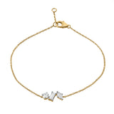 Whisper 14K Yellow Gold Lab Grown Diamond Bracelet– 0.58 Ct