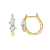 Saela 14K Yellow Gold Lab Grown Diamond Huggies – 0.5 Ct