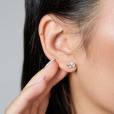 Valessa 14K Yellow Gold Lab Grown Diamond Toi Et Moi Earrings – 0.75 Ct