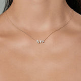 Selara 14K Yellow Gold Lab Grown Diamond Necklace – 0.75 Ct