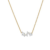 Selara 14K Yellow Gold Lab Grown Diamond Necklace – 0.75 Ct