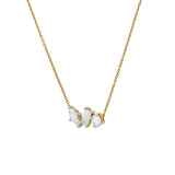Selara 14K Yellow Gold Lab Grown Diamond Necklace – 0.75 Ct