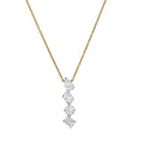 Nerisse 14K Yellow Gold Lab Grown Diamond Necklace – 1 Ct
