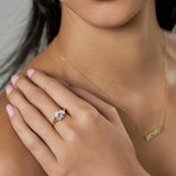 Mysaria 14K Yellow Gold Lab Grown Diamond Ring – 1 Ct