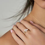 Mysaria 14K Yellow Gold Lab Grown Diamond Ring – 1 Ct