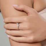 Larys 14K White Gold Lab Grown Diamond Ring – 0.25 Ct