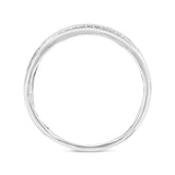 Elysium Natural Diamond Band Ring 0.38 ct in 10K White Gold