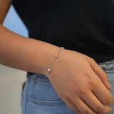 North Star Trio Diamond Bracelet in Sterling Silver