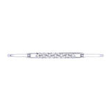 Starry Lane Diamond Bangle in Sterling Silver
