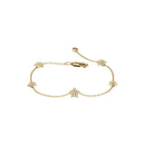 Starkissed Diamond Bracelet in 14K Yellow Gold Vermeil on Sterling Silver