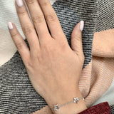Lucky Star Diamond Bracelet in Sterling Silver