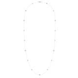 Lucky Star Layered Diamond Necklace in 14K White Gold