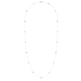 Lucky Star Layered Diamond Necklace in Sterling Silver