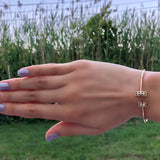Traffic Light Adjustable Diamond Cuff in 14K Yellow Gold Vermeil on Sterling Silver