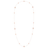 Avani Raindrop Layered Diamond Necklace in 14K Rose Gold Vermeil on Sterling Silver