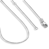 Cirelle 0.01 Ct Diamond Teardrop Twist Pendant Necklace in 925 Sterling Silver