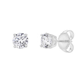 Valeria 1–1.35 Ct. T.W. Lab-Grown Diamond Studs & Iris Halo Jackets in 14K Gold