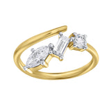Larys 14K Yellow Gold Lab Grown Diamond Ring - 0.75 Ct